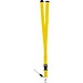 MURRAY. Lanyard aus Polyester (20 mm) mit einem Schlüsselband, Gelb