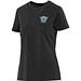 Nanaimo Kurzärmeliges T-Shirt für Damen im Washed Look, 160 g/m2, schwarz, XXL