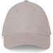 NATHAN. Kappe aus 100 % Baumwolle (260 g/m²) mit 6 Paneelen, Hellgrau