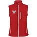 Nevada Softshellbodywarmer Unisex, rot, S