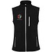 Nevada Softshellbodywarmer Unisex, schwarz, S