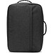 NIAMEY. Tasche aus hochdichtem, recyceltem 300D-Polyester für Laptop 15'6", Dunkelgrau