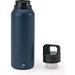 NICKLAUS. Edelstahlflasche (91% recycelt) mit vakuumisolierter Doppelwand 590 mL, Dunkelblau