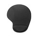 NORBERT. Ergonomisches Mauspad für langanhaltende Nutzung, Schwarz