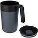 Nordia 400 ml doppelwandiger Becher aus Recyclingmaterial, grau