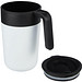 Nordia 400 ml doppelwandiger Becher aus Recyclingmaterial, weiß
