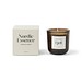 Nordic Essence Duftkerze klein, off white, dunkelbraun