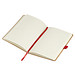 Notizbuch aus Bambus, rot
