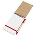Notizringbuch Recycle, Natur/Rot