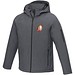 Notus wattierte Softshell Herrenjacke, storm grey, S
