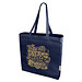 Odessa 220 g/m² recycelte Baumwoll Tragetasche 13L, navy