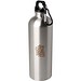 Oregon 750 ml RCS-zertifizierte, einwandige Trinkflasche aus Edelstahl mit Karabinerhaken, silber