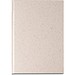 ORGANIC RIGID. Notizbuch A5 mit Hardcover aus Elefantendung (80%), Naturhell