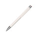 burger swiss pen® Kugelschreiber Delta, blaue Mine, kristallweiß-matt/rot