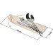 Outdoor-Besteck mit Karabiner RONA, silber