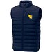 Pallas GRS recycelter wattierter Bodywarmer für Herren, navy, 2XL