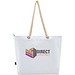 Panama Strandkühltasche mit Kordelgriffen aus recyceltem GRS-Material, 23L, weiss