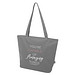 Panama Tragetasche aus GRS Recyclingmaterial 20 L, grau