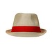 Panamahut Salvador, beige/rot