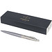 PARKER Druckkugelschreiber Jotter XL matt mit Chromverzierung, blaue Mine, grau