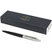 PARKER Druckkugelschreiber Jotter XL matt mit Chromverzierung, blaue Mine, schwarz