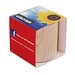 Pflanz-Holz rund mit Samen, Ringelblume, 1-seit. Druck