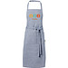 Pheebs Schürze aus 200 g/m² Recyclingbaumwolle, heather blau