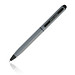 Pierre Cardin Drehkugelschreiber Celebration Stylus, blaue Mine, grau