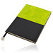 Pierre Cardin® REPORTER Notizbuch A5, grün/schwarz