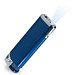 Piezo-LED-Feuerzeug, blau/metallic