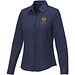 Pollux Damenbluse mit langen Ärmeln, navy, XXL