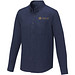 Pollux Herrenhemd mit langen Ärmeln, navy, 3XL