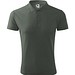 Polohemd Herren Pique Polo, S, dunkler schiefer