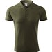 Polohemd Herren Pique Polo, S, military