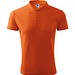 Polohemd Herren Pique Polo, S, orange
