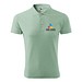 MALFINI Polohemd Herren Pique Polo, L, sage