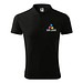 MALFINI Polohemd Herren Pique Polo, L, schwarz