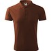 Polohemd Herren Pique Polo, XL, schokolade