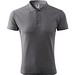 Polohemd Herren Pique Polo, XL, stahlgrau
