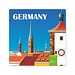 POLYCLEAN rPET Displaytuch 20x20 cm im Pergaminbeutel , weiss / individuell
