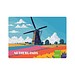 POLYCLEAN rPET Displaytuch 21x15 cm im Papieretui , weiss / individuell