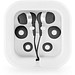PRESLEY. In-Ear Kopfhörer mit 1.2 Meter langem USB-C-Kabel und integriertem Mikrofon aus ABS, Schwarz