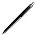 prodir® Kugelschreiber DS8 PPP Family, blaue Mine, schwarz/silber satiniert