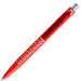 prodir® Kugelschreiber QS40 PMT Air, blaue Mine, rot/silber satiniert