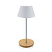 Pure Glow USB-Tischleuchte aus RCS recyceltem Kunststoff, weiß