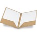 PUZO. Mappe aus 100 % Recyclingpapier A4 (400 g/m²), Natur