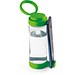 QUINTANA. Sportflasche aus Glas mit PP-Verschluss 390 ml, Hellgrün