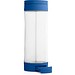 QUINTANA. Sportflasche aus Glas mit PP-Verschluss 390 ml, Königsblau