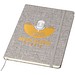 Ramona A5 Baumwoll Notizbuch, grau