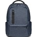 RE-BOSTON. Wasserabweisender 2Tone-Laptop-Rucksack aus recyceltem Nylon mit 210D-Fach, Blau